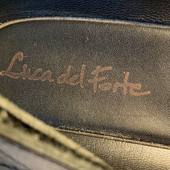 Luca del Forte men’s size 10.5 US (44 EUR) black leather sandals. Made in Italy - Picture 7 of 8